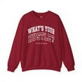 thumbnail image 6 of WHAT'S YOUR HUSTLE? "FOREVER" College Crewneck Sweater | Heavy Cotton | 3 COLORS, 6 of 9