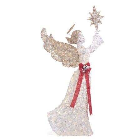 Polar Wishes 72 In Life Size Christmas Angel Yard Decoration With