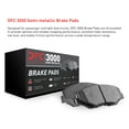 thumbnail image 2 of Dynamic Friction Company 3000 Semi-Metallic Brake Pads 1311-0340-10 Compatible For 2002-2008 SEAT ALHAMBRA For 2002-2008 Seat Alhambra, 2002-2008 Volkswagen Sharan, 2 of 2