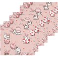 thumbnail image 3 of GZHJMY Easter Bunny Eggs Washcloths 4 Pack, Highly Absorbent Soft Cotton Baby Washcloths Fingertip Towels, 12 x 12 Inch, 3 of 7