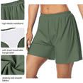 thumbnail image 5 of Firpearl Women's Swim Board Shorts Sport Boyleg Trunk Swimwear Bottom, 5 of 7