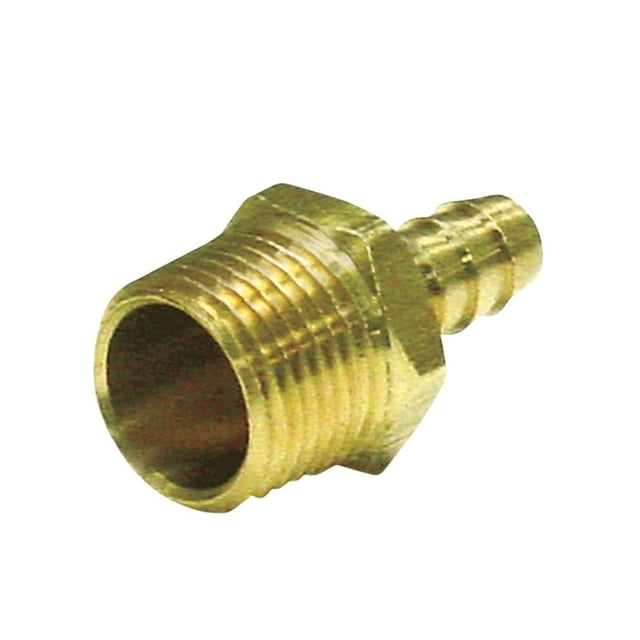 Adaptador para manguera con espiga de latón Homeplus+ 3/4" D x 1/2" D