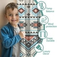thumbnail image 3 of Blackout Kids Curtains,Boho Bohemia Geometric Line Art Childrens Insulated Curtains Set Of 2,Bedroom Essentials,Toddler Room Decor 52"x63"(132x160cm), 3 of 4