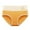 Yellow, variant on Womens Underwear, Cotton Mid Waist No Muffin Top Full Coverage Brief Ladies Panties Postpartum Underwear