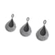 thumbnail image 4 of Cesta colgante de frutas de 3 piezas, cesta colgante de pared para verduras y frutas para jardín gris, 4 of 8
