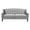 Opal Grey, variant on Ken Upholstered Button Tufted Sofa, Opal Grey