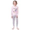 thumbnail image 6 of Barbie Girls' Magical Mermaid Fairy Unicorn Sparkle 2 Piece Sleep Pajama Set, 6 of 6