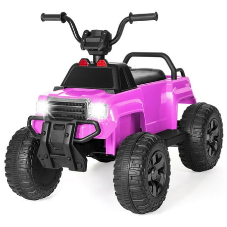 Best Choice Products 12V Kids Battery Powered Ride-On 4-Wheel Quad ATV Toy w/ LED Headlights -