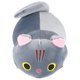 thumbnail image 4 of 1 almohada de peluche de gato de algodón con relleno de animales, almohada de dibujos animados, 4 of 6