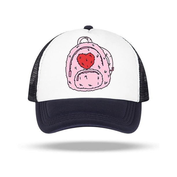 Addams-gorra de béisbol con visera para mujer, gorro de malla transpirable, estilo de dibujos animados, regalo de verano Fivean unisex