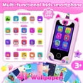 thumbnail image 2 of Smartphone Jusvenmt Kids con pantalla táctil de 2.8 pulgadas con cámara dual de 3 a 10 años, 2 of 9