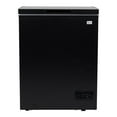 Avanti Garage Ready Chest Freezer, 5.0 cu. ft. Capacity, in Matte Black ( AVCF50MB)