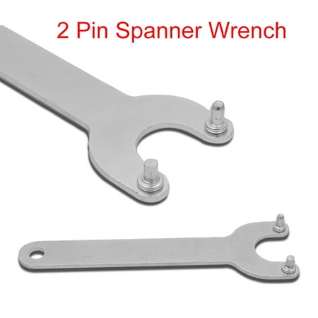 

SagaSave 2× Pin Spanner Pin Spanner Wrenches Suitable for 125/150 Sander Hand Tool Silver