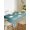 turquoise, variant on Sage Green Waves Table Cloth, Rustic Abstract Ombre Stripes Art Waterproof Tablecloth for Rectangle Tables, Reusable Washable Fabric Table Cover for Restaurant Kitchen Dining Tables 54"x108"