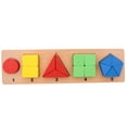 thumbnail image 3 of Tablero geométrico, juguete educativo a juego geométrico de madera, bebé para nios de más de un aoBabyToys Fyydes Descripción de la referencia, 3 of 6