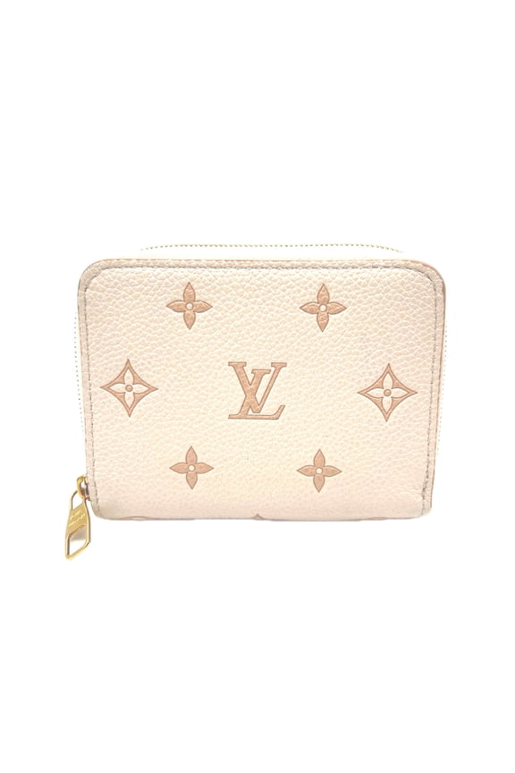 Pre-Owned LOUIS VUITTON Monogram Empreinte Zippy Coin Purse Bicolor M14563 Bi-fold Wallet Pink...