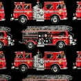 thumbnail image 6 of Orinice Fire Trucks Round Table Cover Stain Resistant Washable Indoor Outdoor Tablecloth Kitchen Dining Wedding Parties 100% Polyester Fiber 38-42, 6 of 8