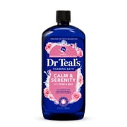 Dr Teals Calm & Serenity Foaming Bath with Rose Essential Oil & Milk Protein, 34 fl oz