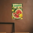 thumbnail image 5 of Metal plaque, Vintage Sweet Summer Watermelon Lemonade Metal Wall Sign - Rustic Tinplate Decor with Vibrant Colors, Perfect for Home, Cafe, Office, 8"x12", Lemon Kitchen Decor, 5 of 7