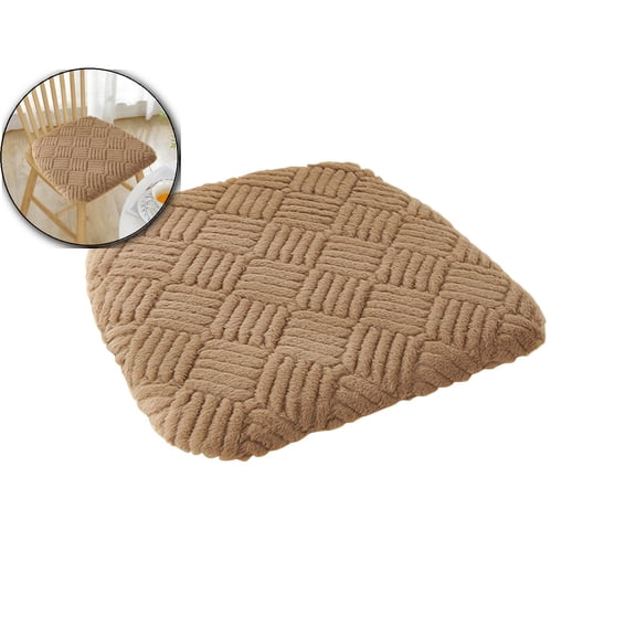 Chair Cushion for Dining Chair, Chair Pad Seat Cushion with Ties, Kitchen Seat Pad, Reusable Chair Cushions, Cover Removable and Washable, 16.93x15.75 Inch