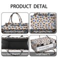 thumbnail image 4 of Large Capacity Tote Bag,Beige Background Football Helmets Pattern Handbag Fashion Luxury Tote Bag,15.7"x13"x 5.1" Inches,Laptop Compatible, 4 of 6