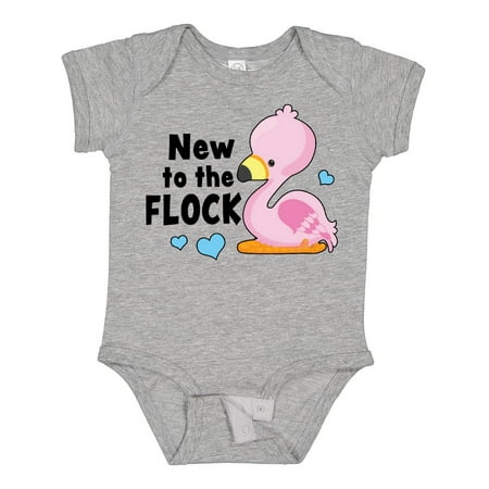 

Inktastic New to the Flock Cute Baby Flamingo Gift Baby Boy or Baby Girl Bodysuit