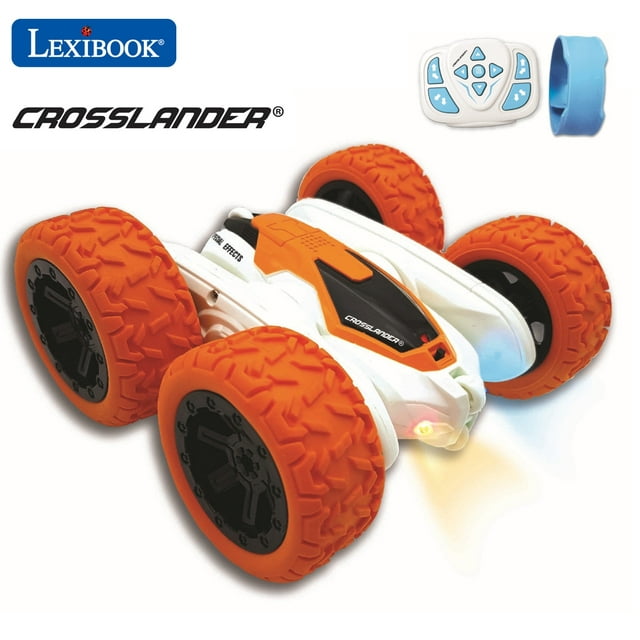 Crosslander® - Rechargeable and Programmable Radio Controlled Stunt Car with lights with wrist control