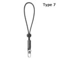 thumbnail image 1 of Paracord Keychain Lanyard Rotatable Buckle High Strength Parachute Cord Outdoor Backpack Key Ring Neck Hanging Rope 7, 1 of 6