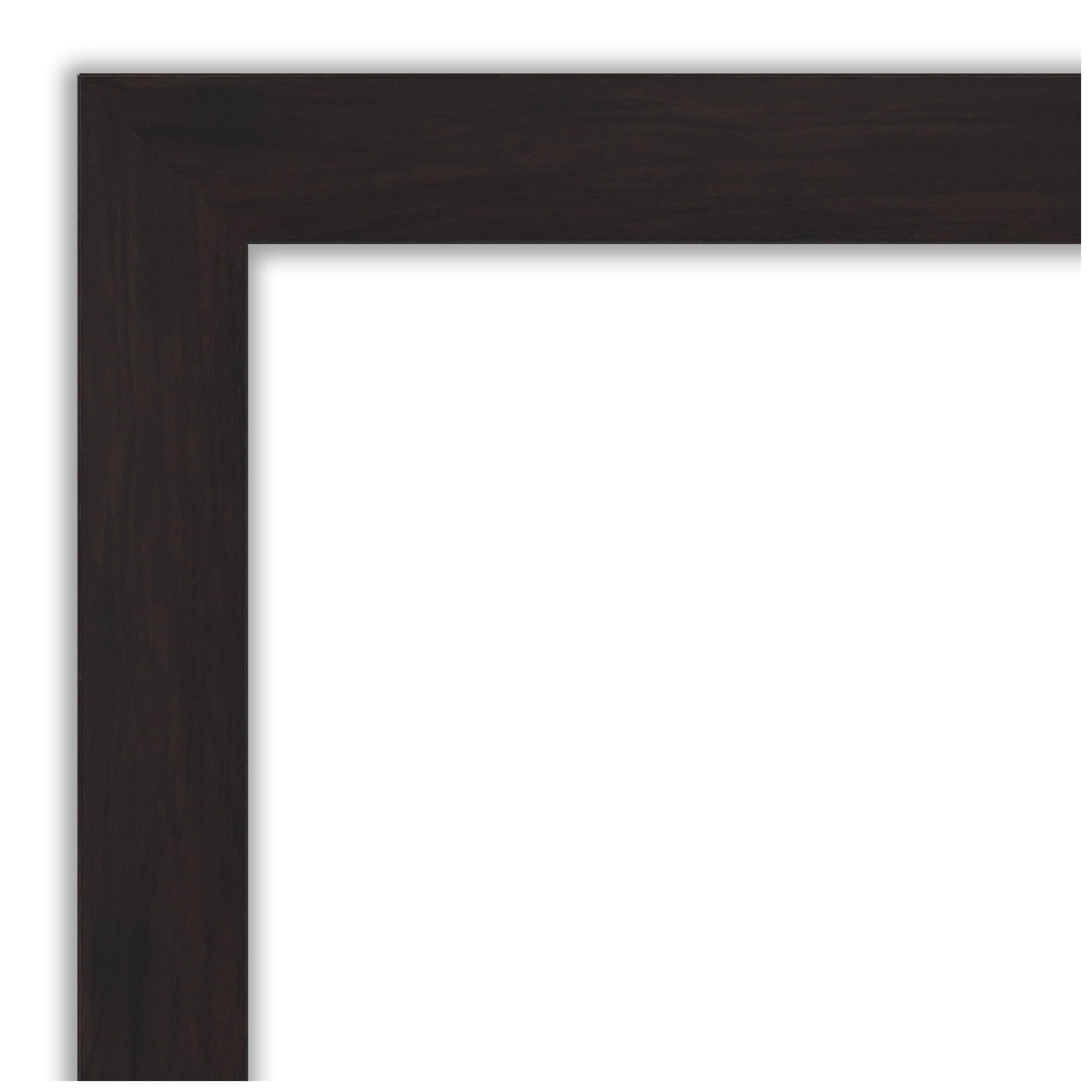 Amanti Art Natural Cork Board Framed Furniture Espresso Narrow Bulletin Board 32 in. x 24 in.