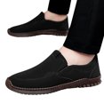 thumbnail image 3 of NOKIO Men'S Breathable Mesh Slip-On Loafers Breathable Slip-On Shoes For Men, Men Casual Shoes Fashionable Four Season Cowhide Breathable Comfortable Non Slip Soft Sole Outdoor Shoes, 3 of 5