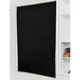 thumbnail image 3 of Blackout Pleated Window Shades Window Blind Blackout Light Block Cordless Black 35"X71", 3 of 6