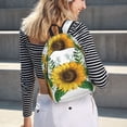 thumbnail image 7 of Balery Sunflowers (2) Vintage Canvas Backpack for Men and Women - Large Capacity, Durable Travel Laptop Bag for School, Work, Hiking, and Outdoor Activities, 7 of 7