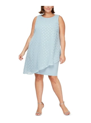 SLNY Womens Dresses in Womens Dresses | Blue - Walmart.com