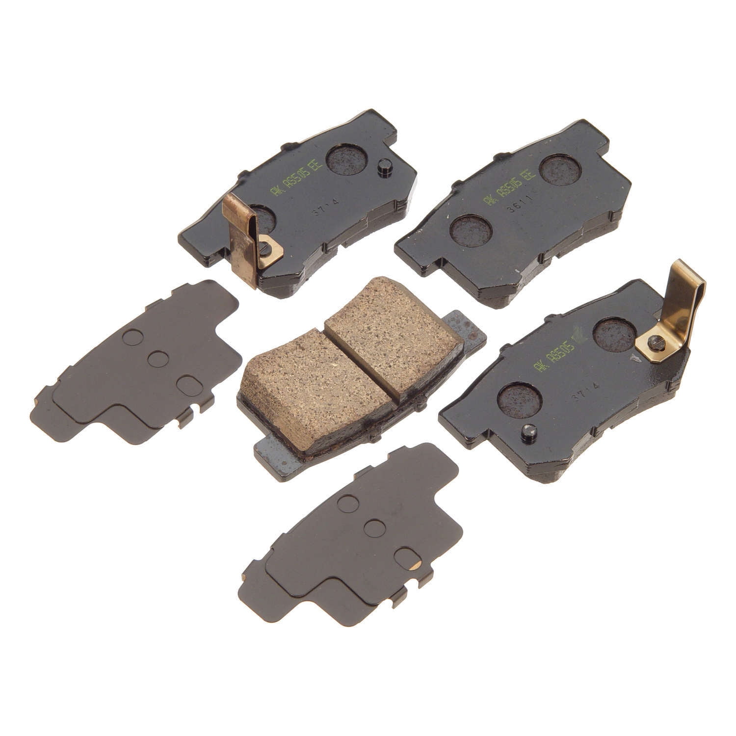 Akebono PROACT UltraPremium OE Brake Pad Set, Ceramic