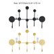thumbnail image 5 of Ganchos de pared Advancent para puerta Negro, 5 of 6