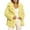 Yellow, variant on Long Shearling Trench Coat Women Winter Warm Lapel Collar Outerwear For Fall And Cold Weather Days