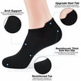thumbnail image 3 of Ankle Socks Womens and Men Thin Athletic Running Low Cut No Show Socks With Heel Tab 6-10 Pairs, 3 of 7