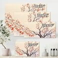 thumbnail image 4 of Designart ' Buds and Red Flowers On The Spring Blossoming Tree ' Traditional Canvas Wall Art Print, 4 of 4
