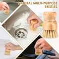 thumbnail image 6 of Txkrhwa 3 Packs Wooden Dish Brush, Natural Bamboo Dish Scrub Brush, Sisal Bristles Dish Scrubber Brush, Kitchen Scrub Brush with Handle and Hanging Rope for Cleaning, 6 of 8