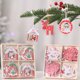 thumbnail image 4 of 12 piezas de adornos navideños de madera para decoraciones colgantes rebanadas de madera con TFixol  Multicolor y 1B, 4 of 6