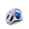 thumbnail image 2 of Skin Wrap Decal Compatible With Logitech M570 Wireless Trackball Mouse Sticker Design Solid Lilac, 2 of 5