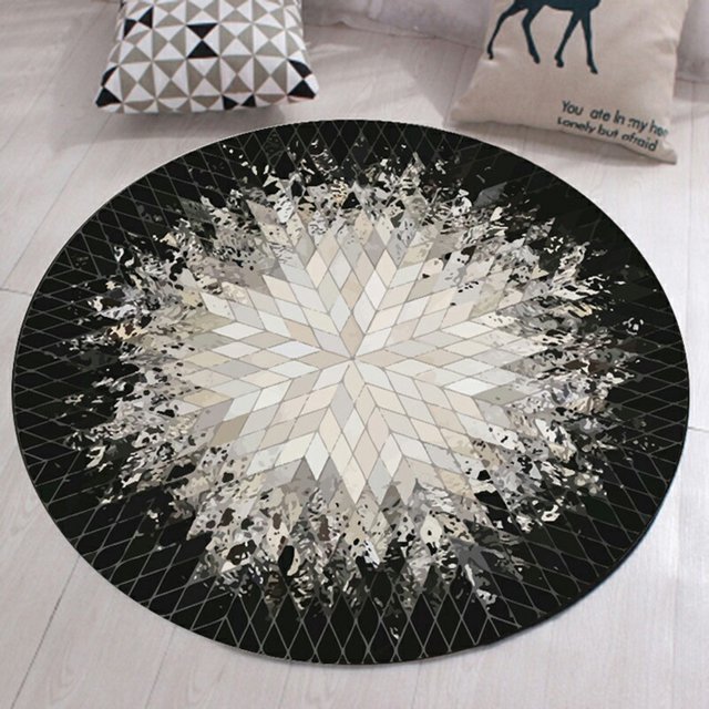 Non-slip Round Chair Mat, Chair Mat, Material Easy To Clean Entry Way Rug For Kitchen Rug Laundry Rug Bathroom Rug