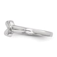 thumbnail image 2 of Auriga 925 Sterling Silver Rhodium Plated Knot Ring Size 6 for Women, 2 of 5