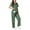 10# Green, variant on Women's Cool Stretch V-Neck Top and Cargo Pant Scrub Set with Regular and Petite Sizes Earthy Yellow S