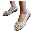 thumbnail image 6 of Sngxgn Flat Shoes Women Comfortable Slip on Women's Flats(Beige,39), 6 of 8