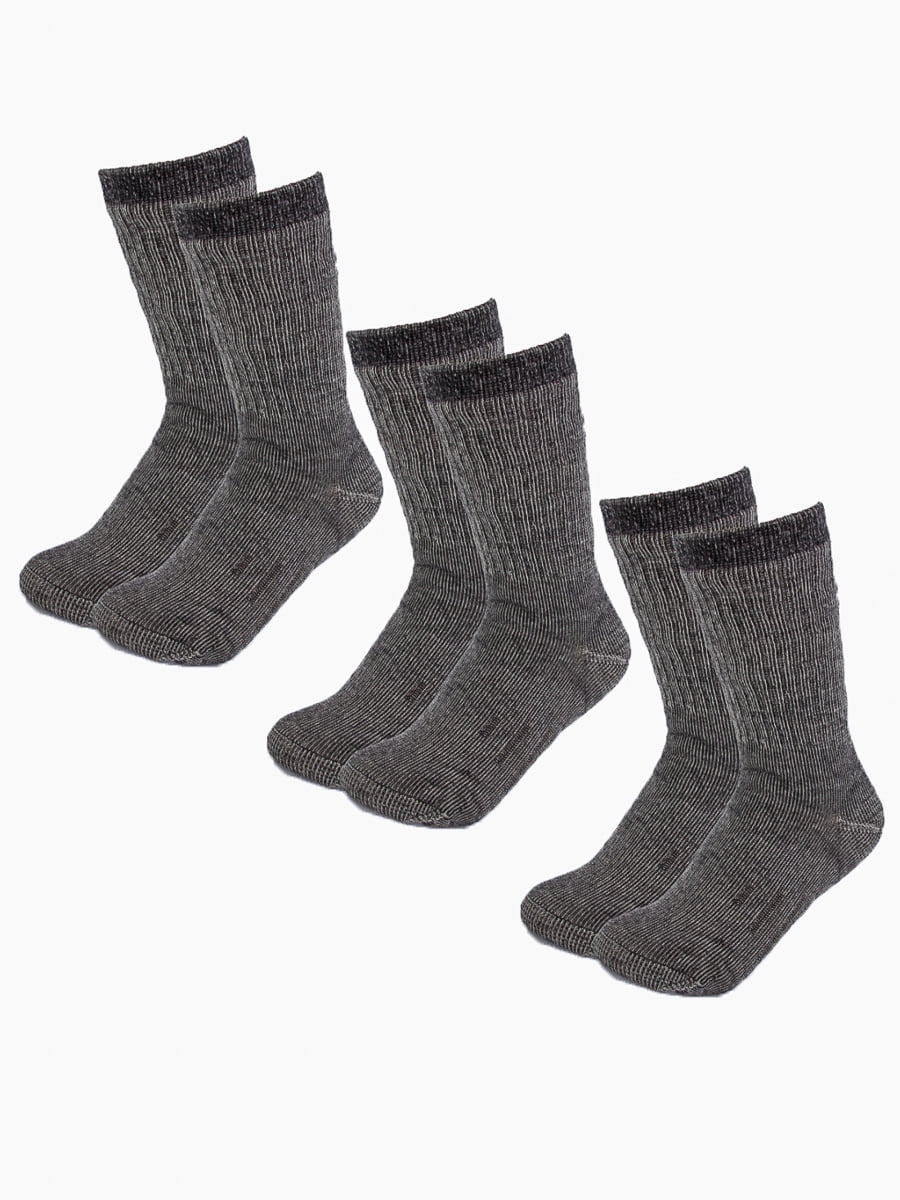 DG Hill 3 Pairs Thermal 80% Merino Wool Socks for Men