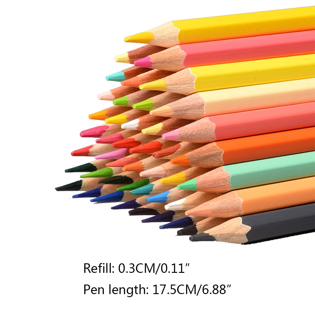12/36/72/120Pcs Oily Color Pencil Set Thick Core Drawing Sketch Colored Pen Kit
