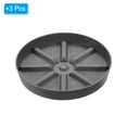 thumbnail image 3 of Unique Bargains Plant Pot Saucers 9 Inch, 3 Pack Plastic Round Plant Pot Flower Drip Tray, Gray, 3 of 6