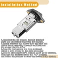 thumbnail image 4 of Sensor de flujo de aire masivo para coche, Sensor MAF para vehículo No.2816423010, para Hyundai Elantra GLS Sedan de 4 puertas 2000, 4 of 7