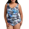 thumbnail image 2 of Control One-Piece Women's With Tummy Swimwear Bathing Size Suit Plus Swimsuits Swimwears Tankinis Set, 2 of 4